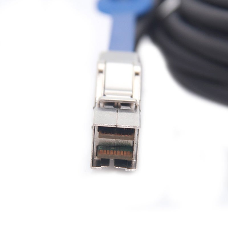 10Gtek 12G Mini SAS HD SFF-8644 to SFF-8644 Cable for NVMe Enclosure/Storage Array, SAN & JBOD Compatibility, 100-Ohm, 5-m(16.5ft) - Image 4